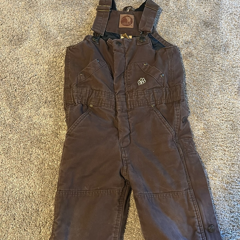Berne 4T Brown insulated overalls